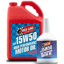 Red Line Synthetic Engine Oil (15W50, 1 Gallon)
