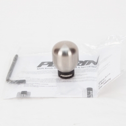 Perrin Shift Knob w/ Rattle Fix (Brushed Stainless Steel, 1.85" Barrel), '15-'23 WRX - Open Box