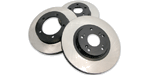 Centric Front Blank Brake Rotors, S2000