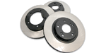 Centric Rear Blank Brake Rotors, S2000