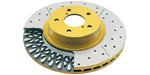 DBA 4000 Series Front Drilled & Slotted Rotors, LGT