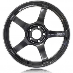 ADVAN TC4 Wheel (18x9.5", 35mm, 5x114.3, Each) Racing Gunmetallic & Ring