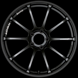 ADVAN RSII Wheel (18x9", 25mm, 5x114.3, Each) Semi Gloss Black