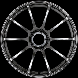 ADVAN RSII Wheel (18x9", 25mm, 5x114.3, Each) Racing Hyper Black