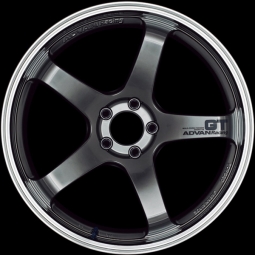 ADVAN GT Wheel (18x11", 15mm, 5x114.3, Each) Machined Hyper Black