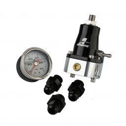 Aeromotive EFI Fuel Pressure Regulator Kit w/ Fittings & Gauge