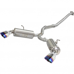 aFe Takeda Cat-Back Exhaust System w/ Blue Flame Tips (2.5", 304SS), '13-'20 BRZ/FR-S/86