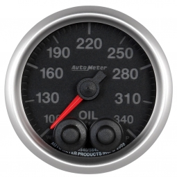 AutoMeter Elite Series Oil Temp Gauge (2 1/16", 100-340F)