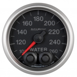 AutoMeter Elite Series Water Temp Gauge (2 1/16", 100-260F)