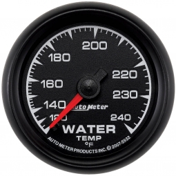 AutoMeter ES Series Water Temperature Gauge (52mm, 120-240 F)