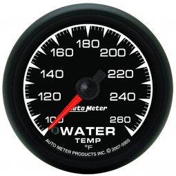 AutoMeter ES Series Water Temperature Gauge (52mm, 100-260 F)