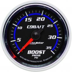 AutoMeter Cobalt Series Boost Gauge (52mm, 0-35 PSI)