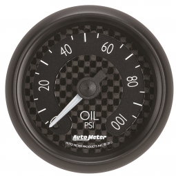 AutoMeter GT Series Oil Pressure Gauge (2 1/16", 0-100 PSI)