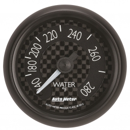 AutoMeter GT Series Water Temp. Gauge (2 1/16", 140-280F)