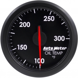 AutoMeter AIRDRIVE Oil Temperature Gauge (52mm, 100-300F, Black)