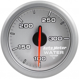 AutoMeter AIRDRIVE Water Temperature Gauge (52mm, 100-300F, Silver)