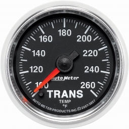 AutoMeter GS Series Trans Temp Gauge (2 1/16", 100-260F, Electric)