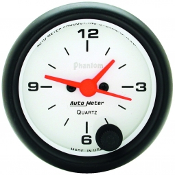 AutoMeter Phantom Series 2 1/16" Quartz Clock