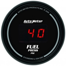 AutoMeter Digital Series Black Face Fuel Pressure Gauge (2 1/16", 0-100 PSI)