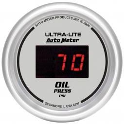 AutoMeter Digital Series White Face 2 1/16" Oil Pressure Gauge 0-100 PSI