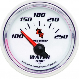 AutoMeter C2 Series, 2 1/16" Electric Water Temperature Gauge, 100-250F