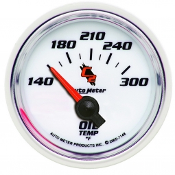 AutoMeter C2 Series, 2 1/16" Electric Oil Temperature Gauge, 140-300F
