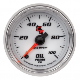 AutoMeter C2 Series, 2 1/16" Electric Oil Pressure Gauge, 0-100 PSI