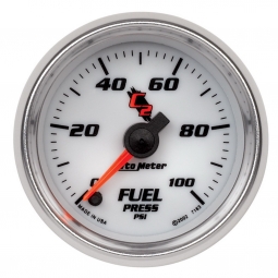 AutoMeter C2 Series, 2 1/16" Electric Fuel Pressure Gauge, 0-100 PSI