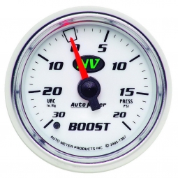 AutoMeter NV Series 2 1/16" Mechanical Boost/VAC Gauge 20 PSI