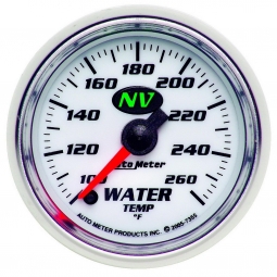 AutoMeter NV Series 2 1/16" Electric Water Temp Gauge 100-260 F