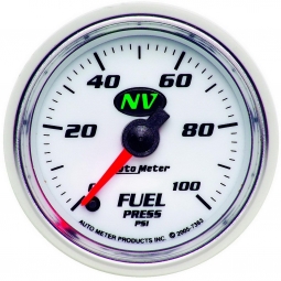 AutoMeter NV Series 2 1/16" Electric Fuel Pressure Gauge 0-100 PSI