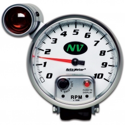 AutoMeter NV Series 10,000 RPM 5" Tachometer Gauge w/ shift light