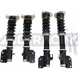 BC Racing BR Series Coilovers w/ F & R Camber Plates, 2005-2007 STi