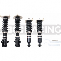BC Racing BR Series Coilovers w/ F Camber Plates (8K/8K F/R), '08-'14 WRX