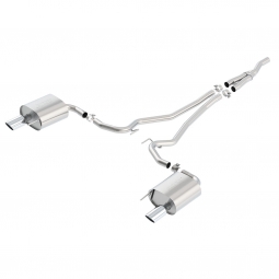 Borla S-Type Cat-Back Exhaust System, 2015-2017 Mustang 2.3L EcoBoost