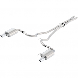 Borla S-Type Cat-Back Exhaust System, 2015+ Mustang GT