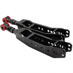 BLOX Racing Adjustable Rear Lower Control Arms (Pair, Black), '08-'21 WRX/STi & '13-'23 BRZ/FR-S/86
