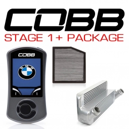 COBB Stage 1+ Power Package (V3 AccessPort) w/ Silver FMIC, '11 135i & '11 335i