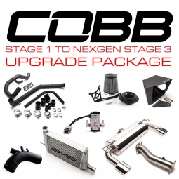 COBB Stage 1 to NexGen Stage 3 Power Package Upgrade (Oval Tip), '08-'15 EVO X