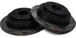DBA 4000 Series Rear Rotors (Slotted), '02-'05 WRX