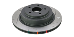 DBA 4000 Series Rear Slotted Rotors, '06-'07 WRX