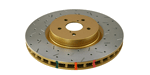 DBA 4000 Series Front Drilled & Slotted Rotors, 2004+ STi