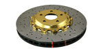 DBA 5000 Series Slotted & Drilled Front Rotors, 2004+ STi