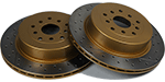 DBA "Street Series" Rear Rotors (Drilled & Slotted, Price Per Pair!), 2008+ STi