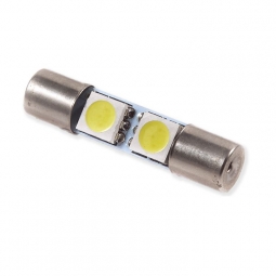 Diode Dynamics 28mm SMF2 LED Vanity Light Bulbs (24 Lumens, Green, Pair), '15-'21 WRX & '15-'21 STi