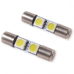 Diode Dynamics 28mm SMF2 LED Vanity Light Bulbs (24 Lumens, Warm White, Pair)