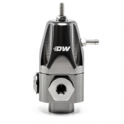 DeatschWerks DWR1000 Adj. Fuel Pressure Regulator (Dual -6 Inlets, -6 Outlet, Titanium)