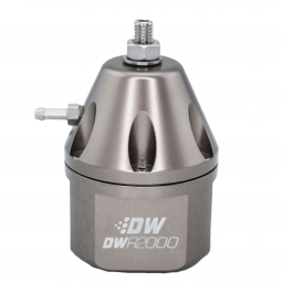 DeatschWerks DWR2000 Adj. Fuel Pressure Regulator (Dual -10 Inlets, -8 Outlet, Titanium)