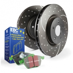 EBC Rear Brake Kit w/ Greenstuff Pads & GD Rotors, 2022-2023 WRX