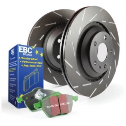 EBC Rear Brake Kit w/ Greenstuff Pads & USR Rotors, 2022-2023 WRX